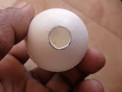Widen the Bottom Hole for Placing a Light Source