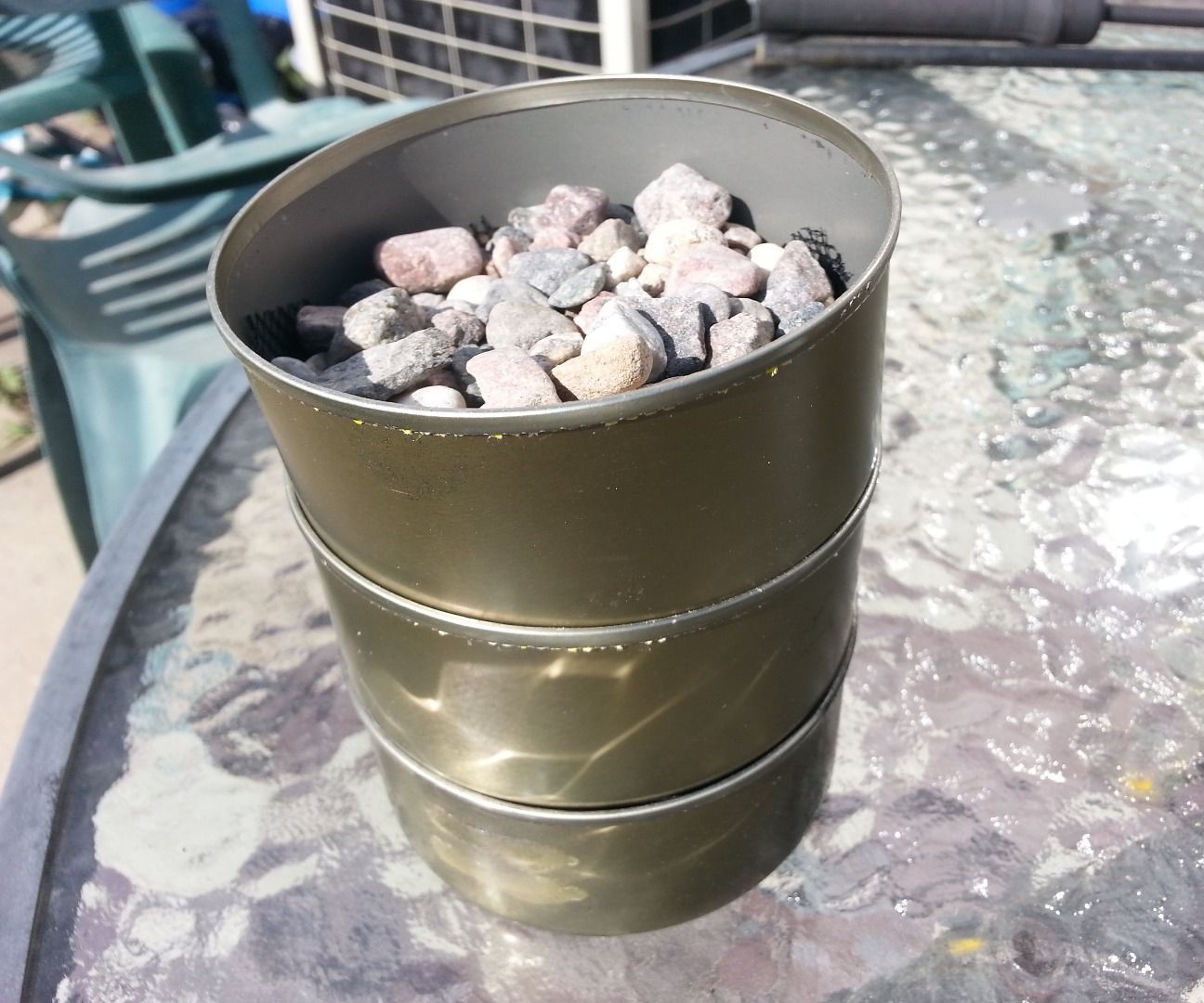 Water Filter : Tuna Can Cartridge System