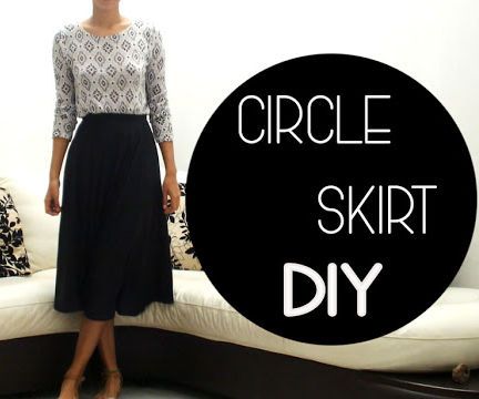 Circle Midi Skirt NO ZIPPER || Falda Circular