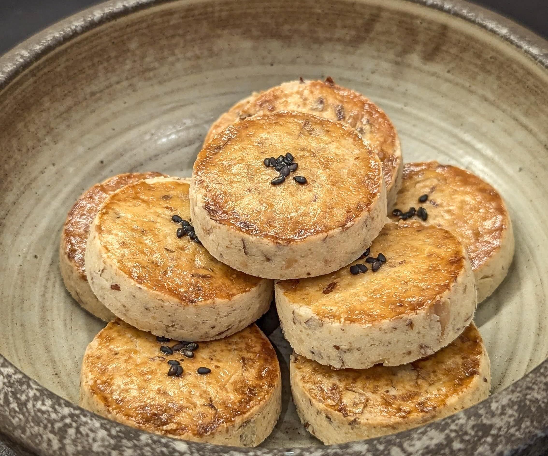 Bite-sized Almond Flakes Cookie