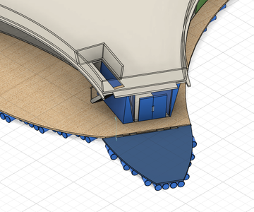 Upper Deck Railings and Stairs