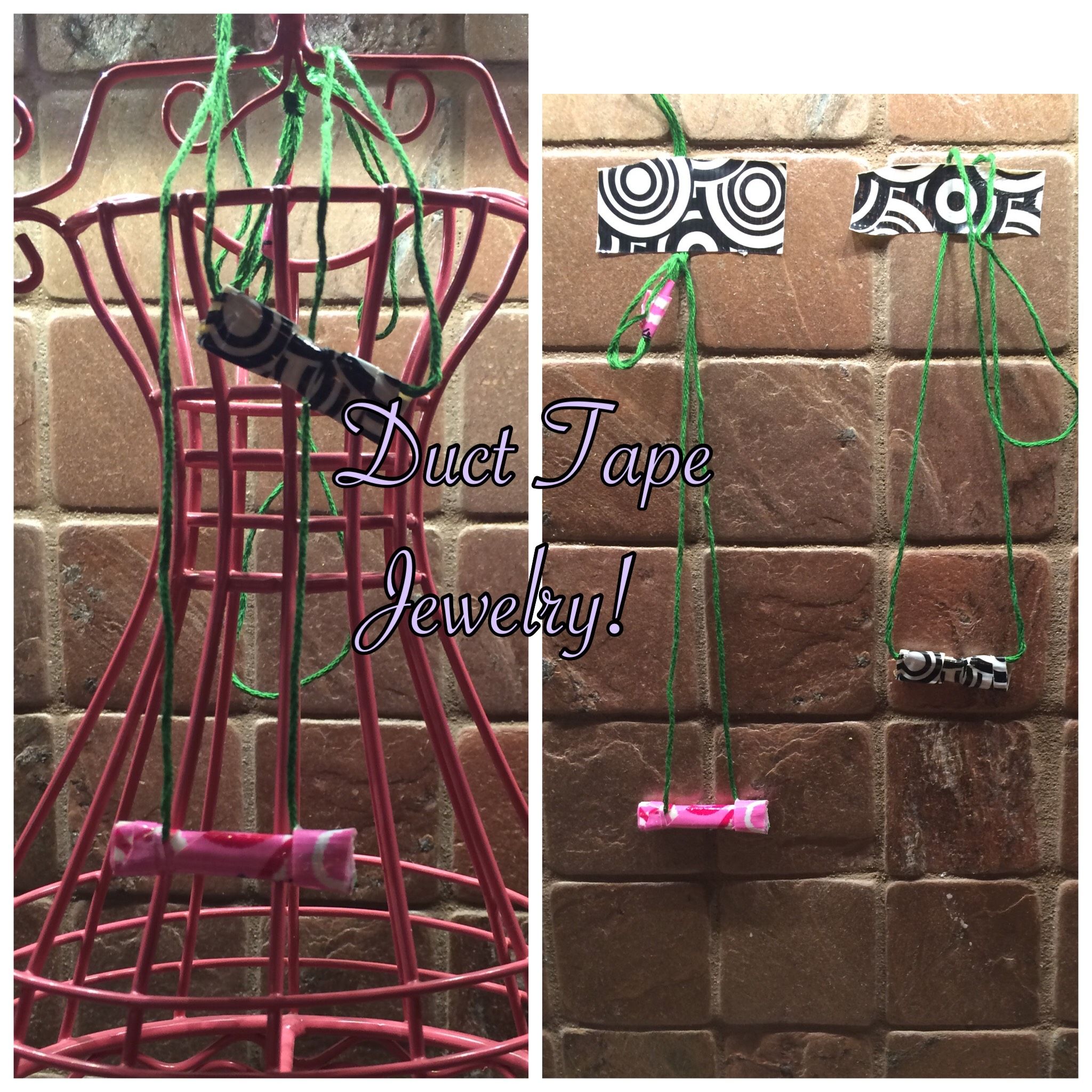 DIY Duct Tape Bead Necklaces or Bracelets :)