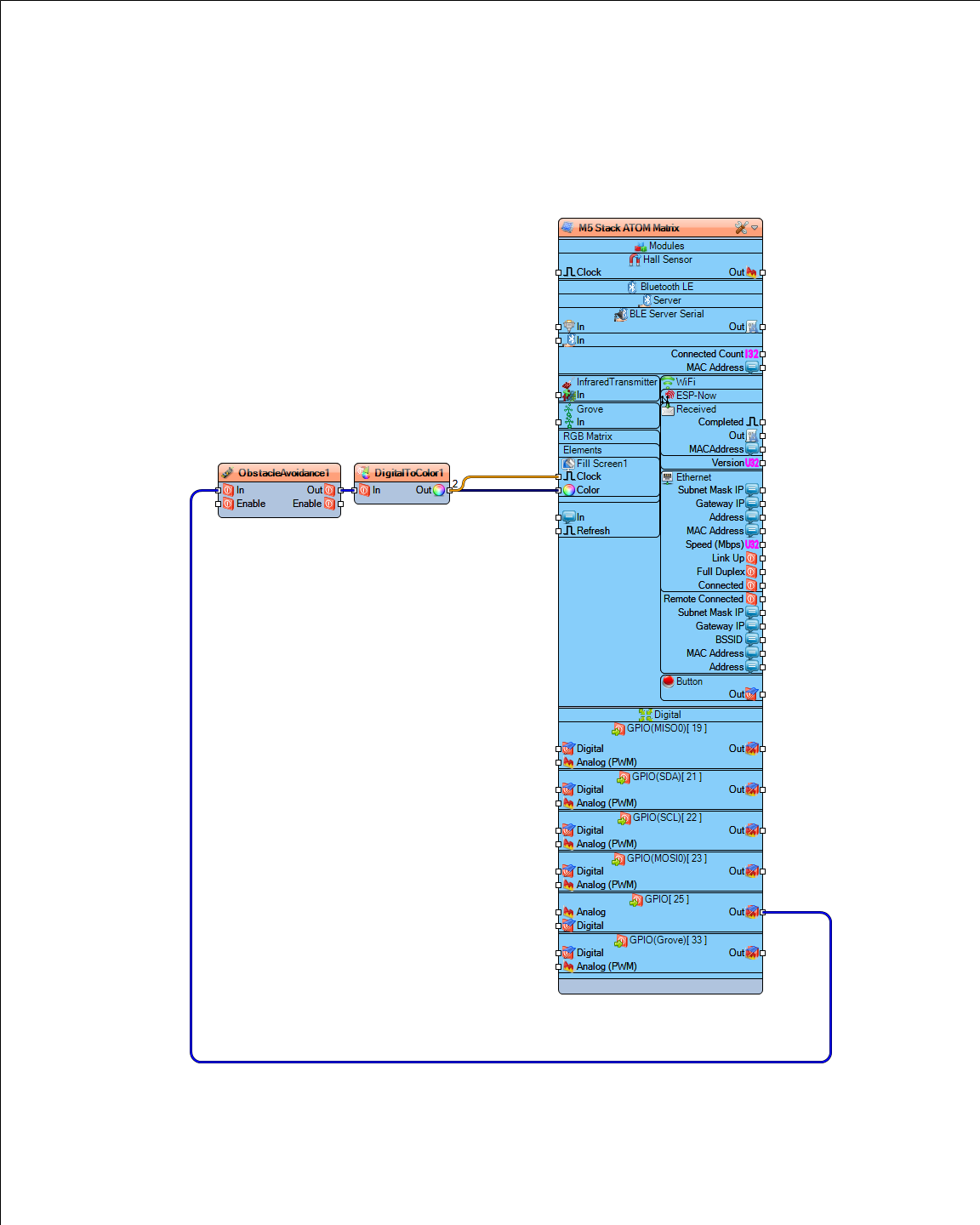 In Visuino Connect Components photo 2