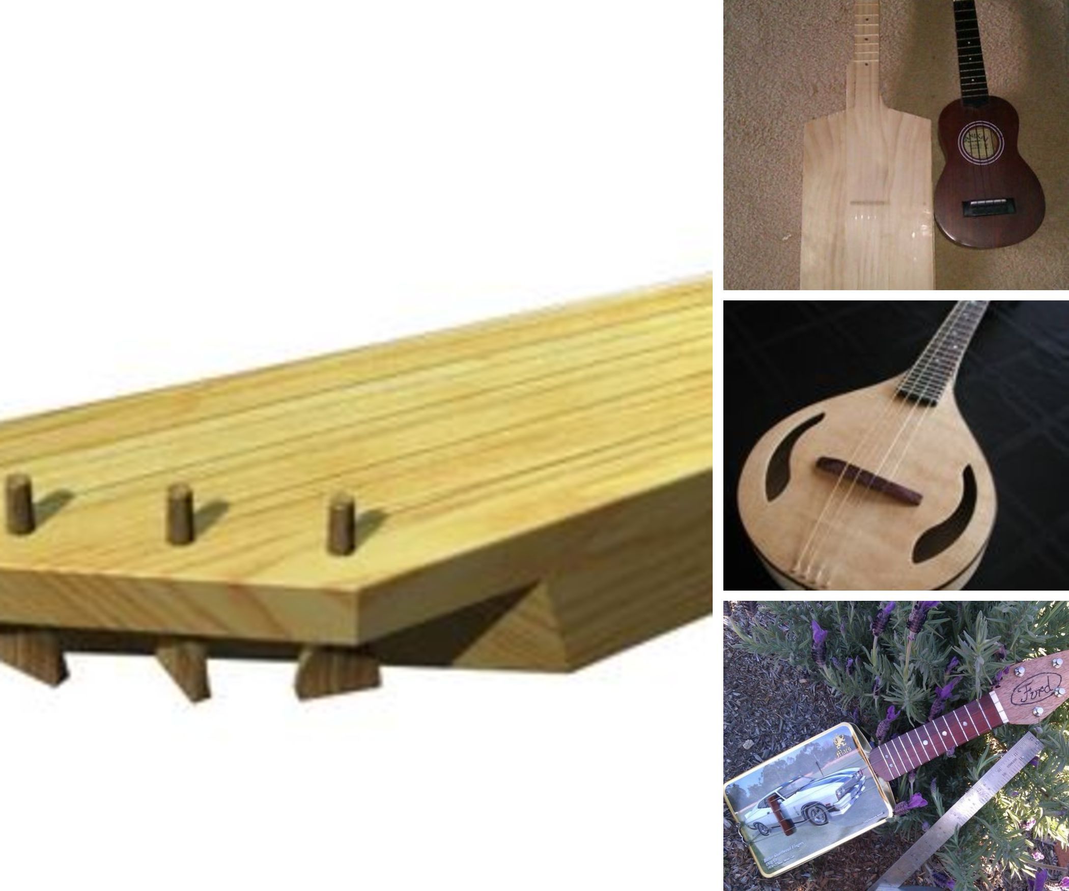 Ukulele and Cigar Box , Lap Steell