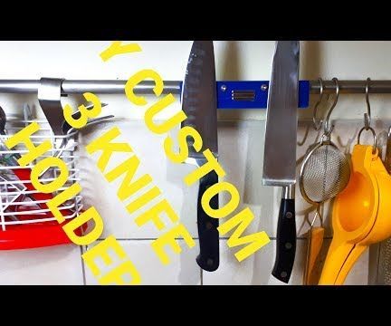 3 Knives Magnetic Holder 
