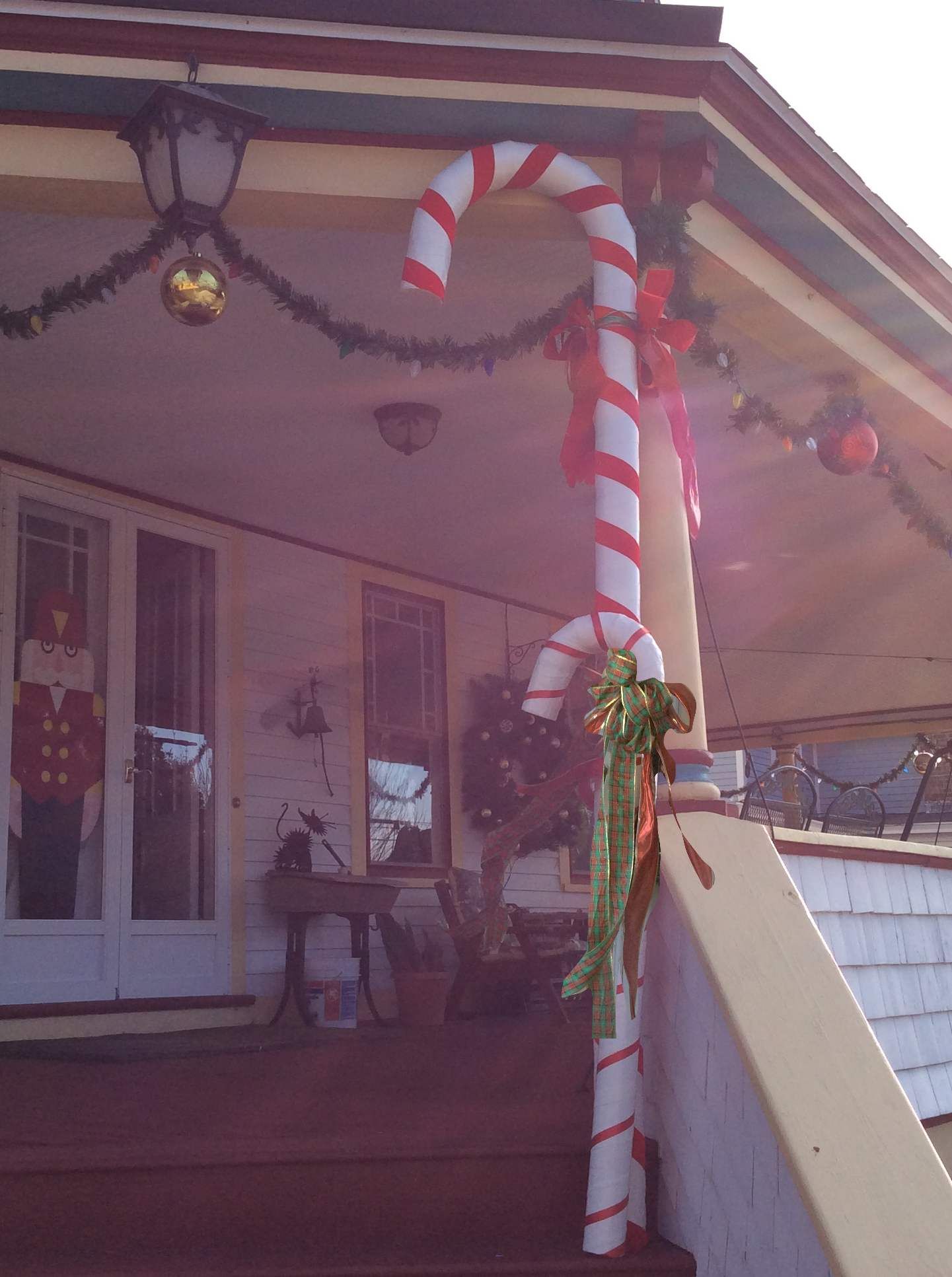 Large Cardboard Candy Canes 9 Steps Instructables