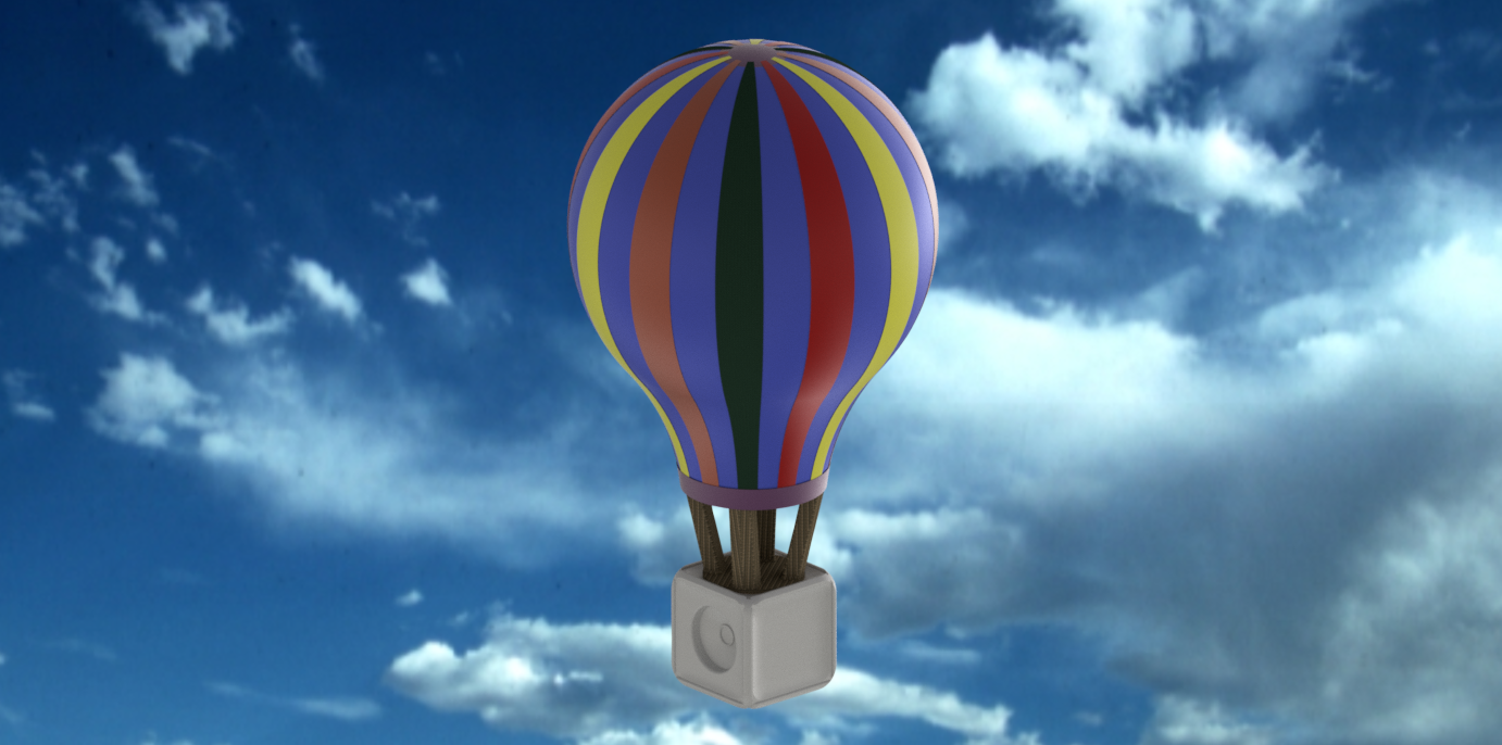Hot Air Balloon Bose Cube