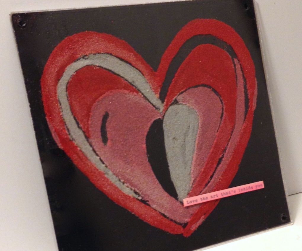 Art With Heart - Sand Painting by Lisa Fulmer for ACTIVA Products