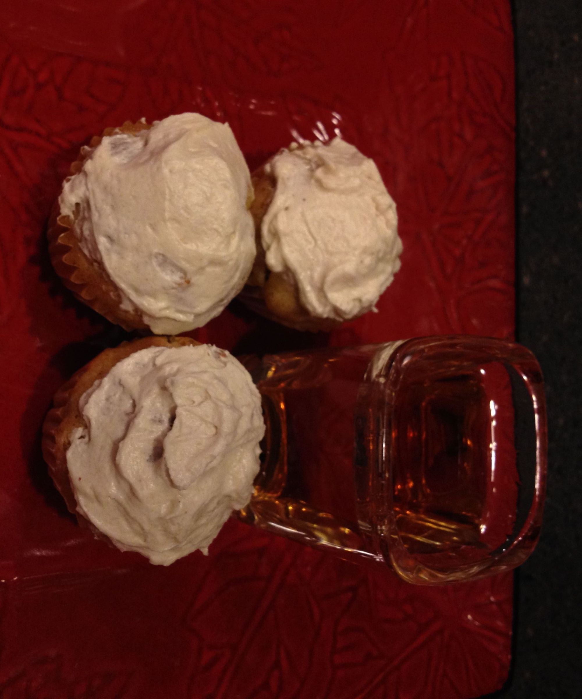 Harvest Muffins With Bourbon Brown Sugar Buttercream