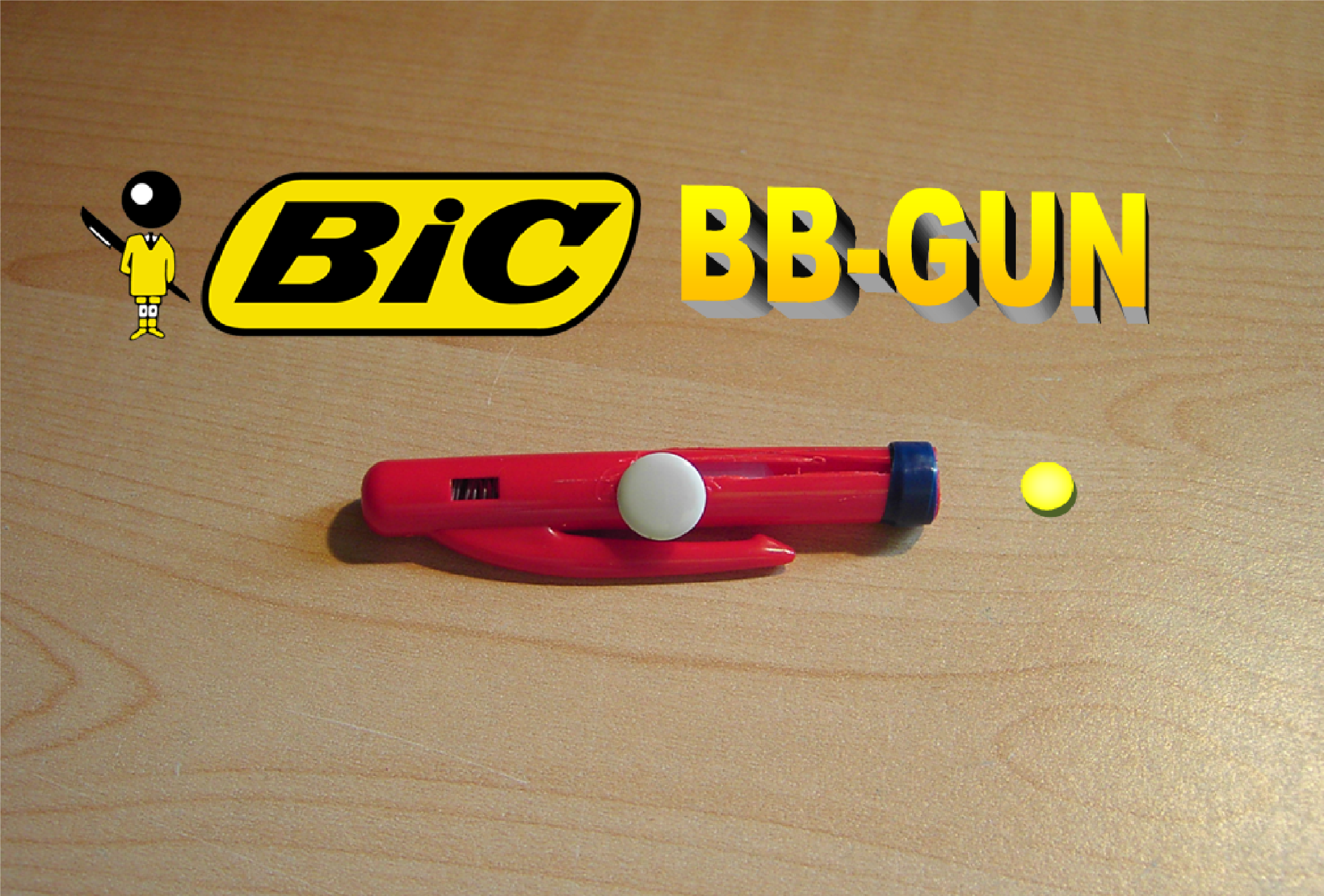 BIC BB-GUN (very Easy - Fun in the Classroom!)