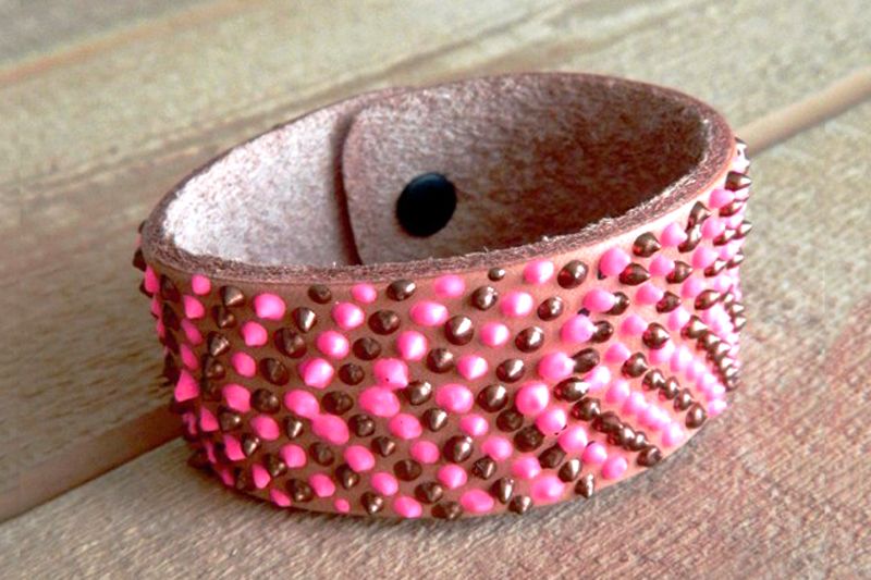 Mother and Child Jewelry-a No-beading Diy Chevron Bracelet