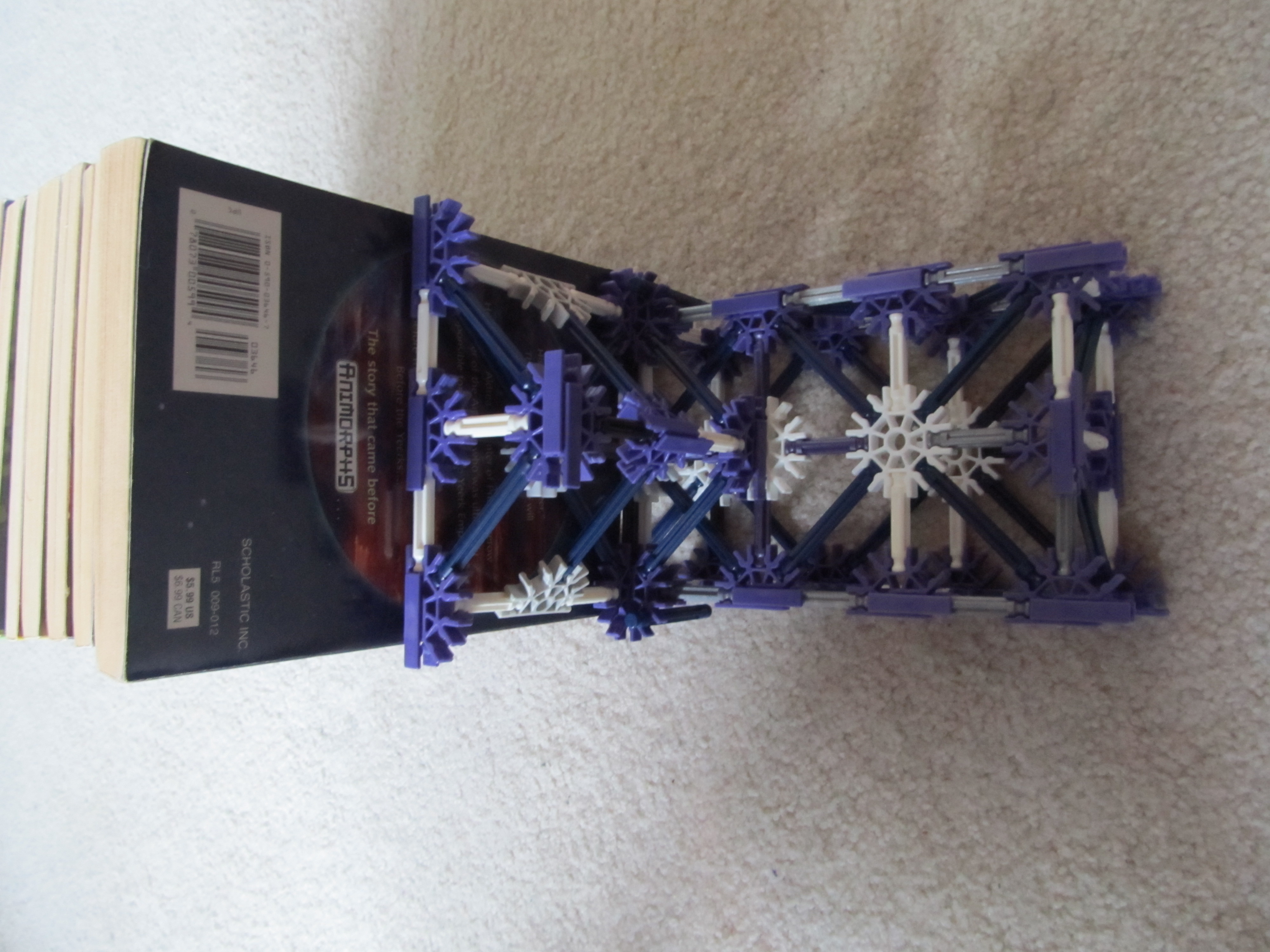 Knex Adjustable Bookshelf 6 Steps Instructables