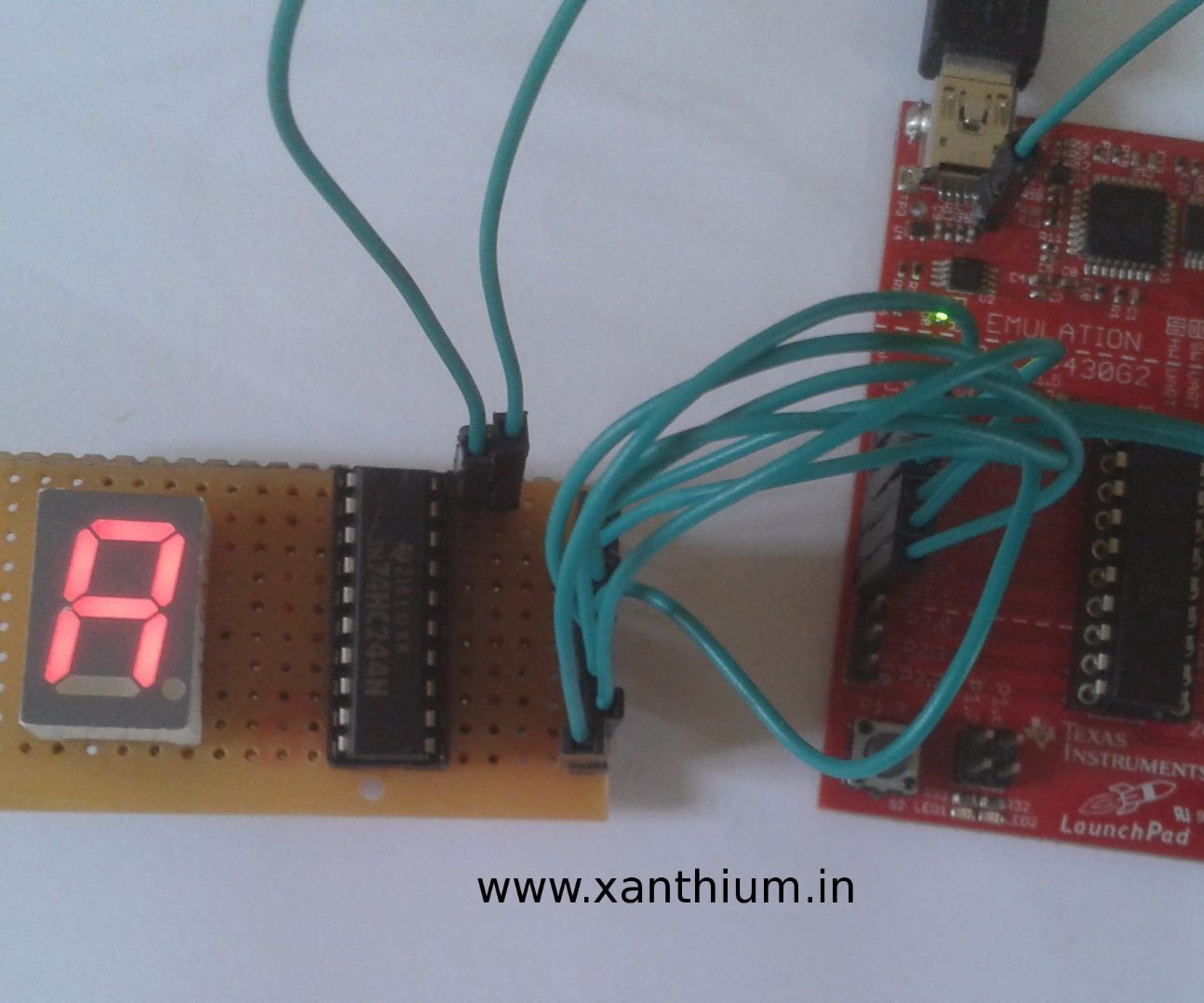 Interfacing MSP430 Launchpad With 7 Segment Display