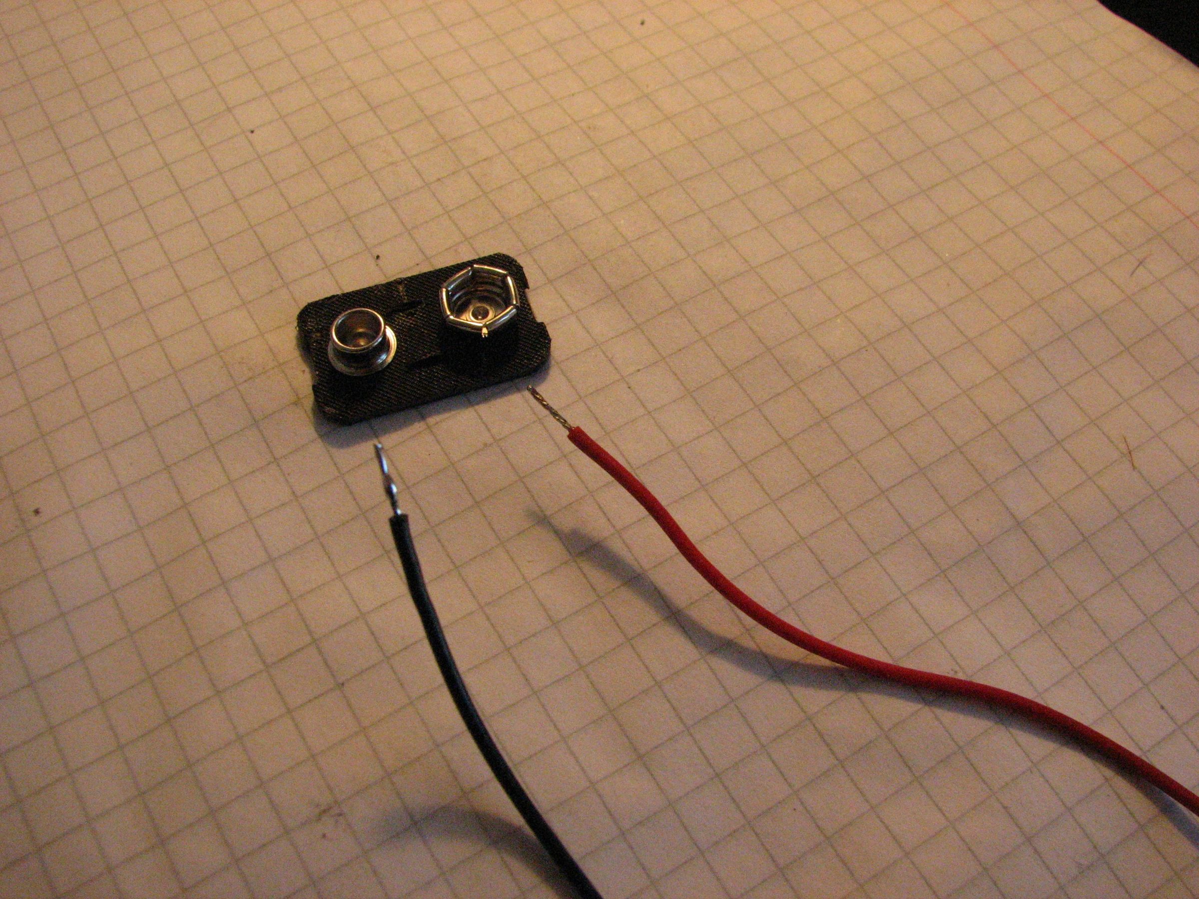 DIY 9 Volt Battery Connector for Free 6 Steps Instructables