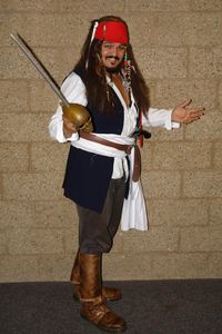 How to Make a Captain Jack Sparrow Costume on a Shoe String Budget!