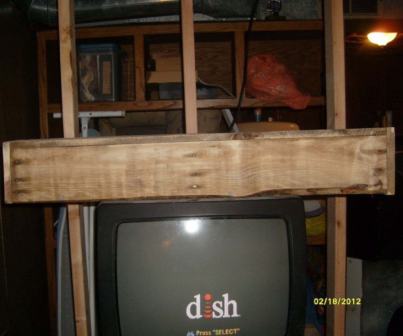 Secret Compartment Wall Shelf (Made From Recycled Wood!)