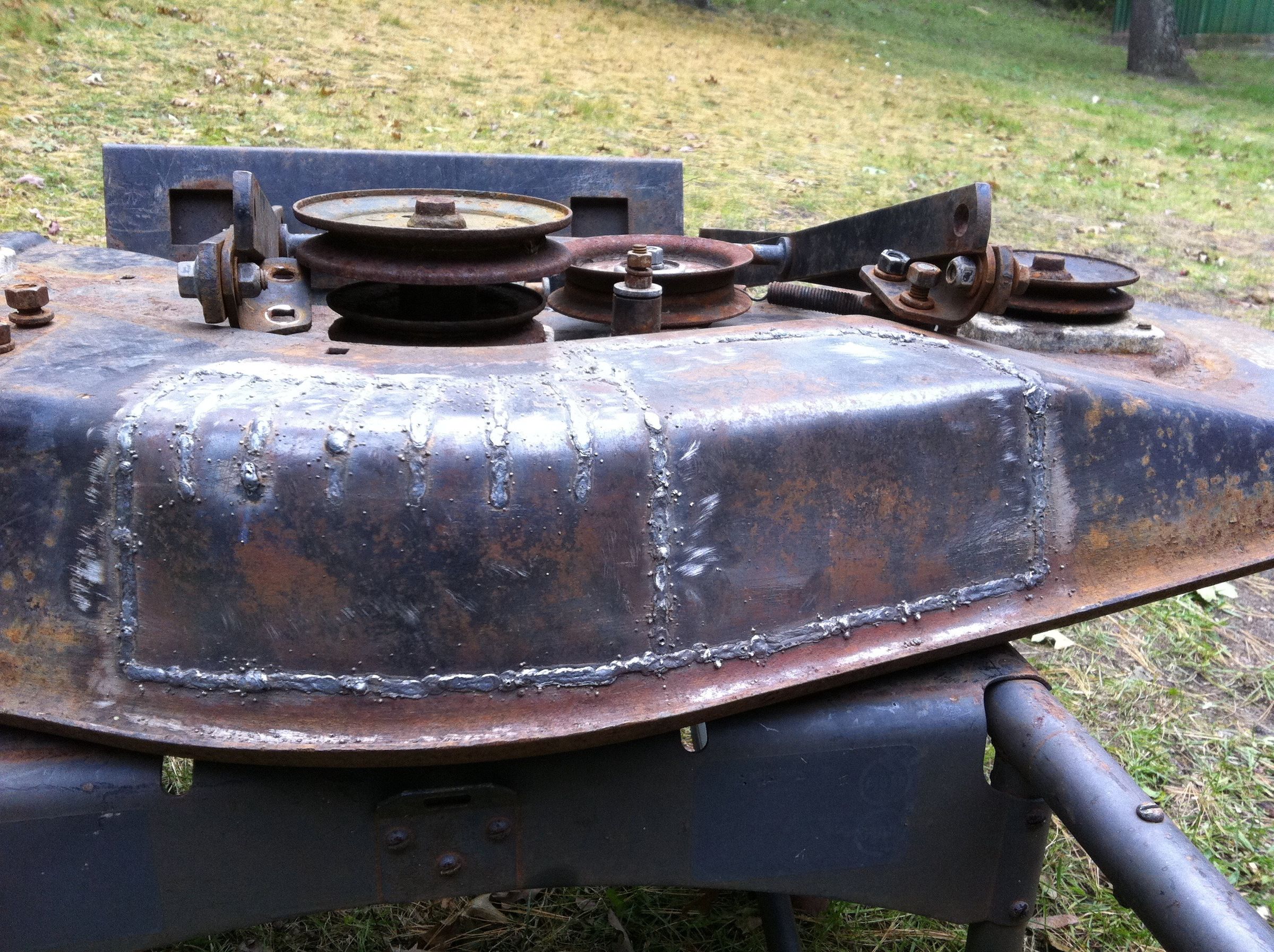 How to Patch a Rusted Lawn Mower Deck 6 Steps (with Pictures