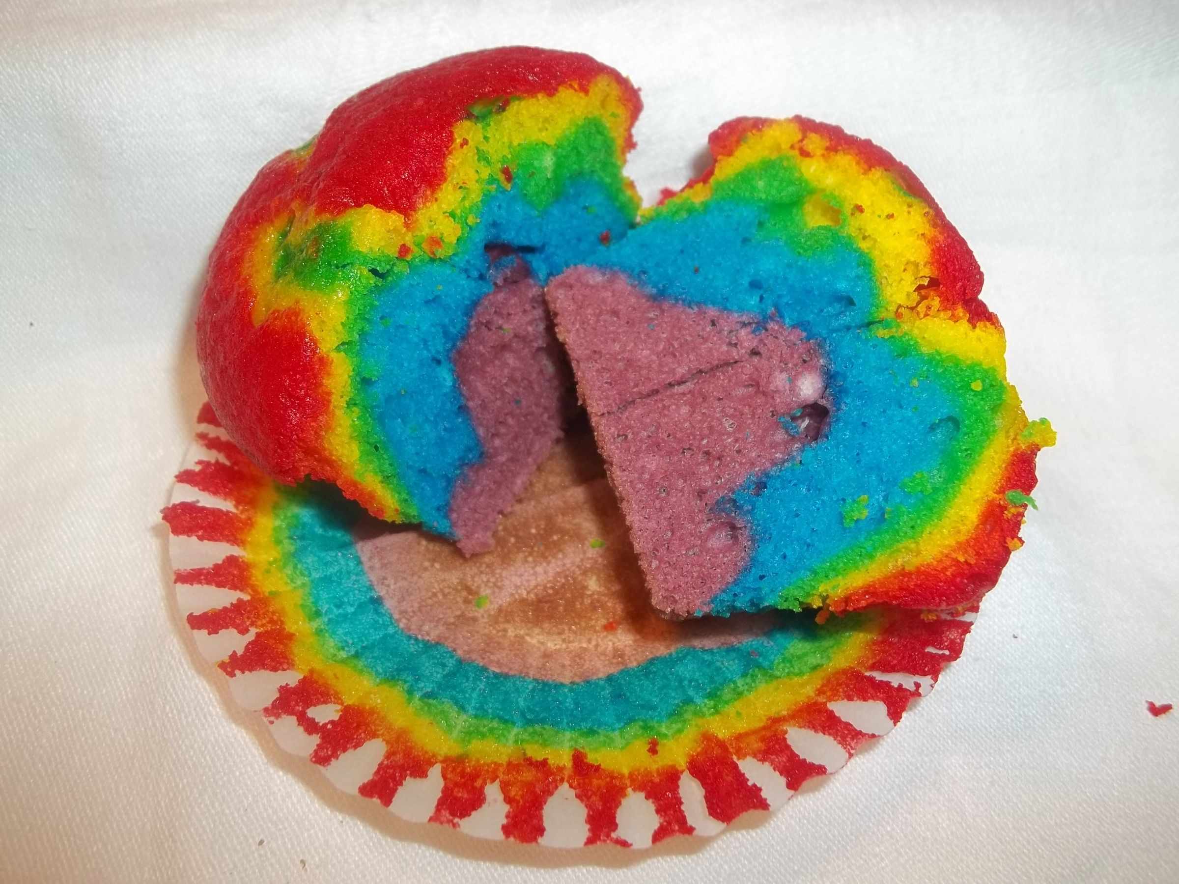 RAINBOW beuty CUPCAKES