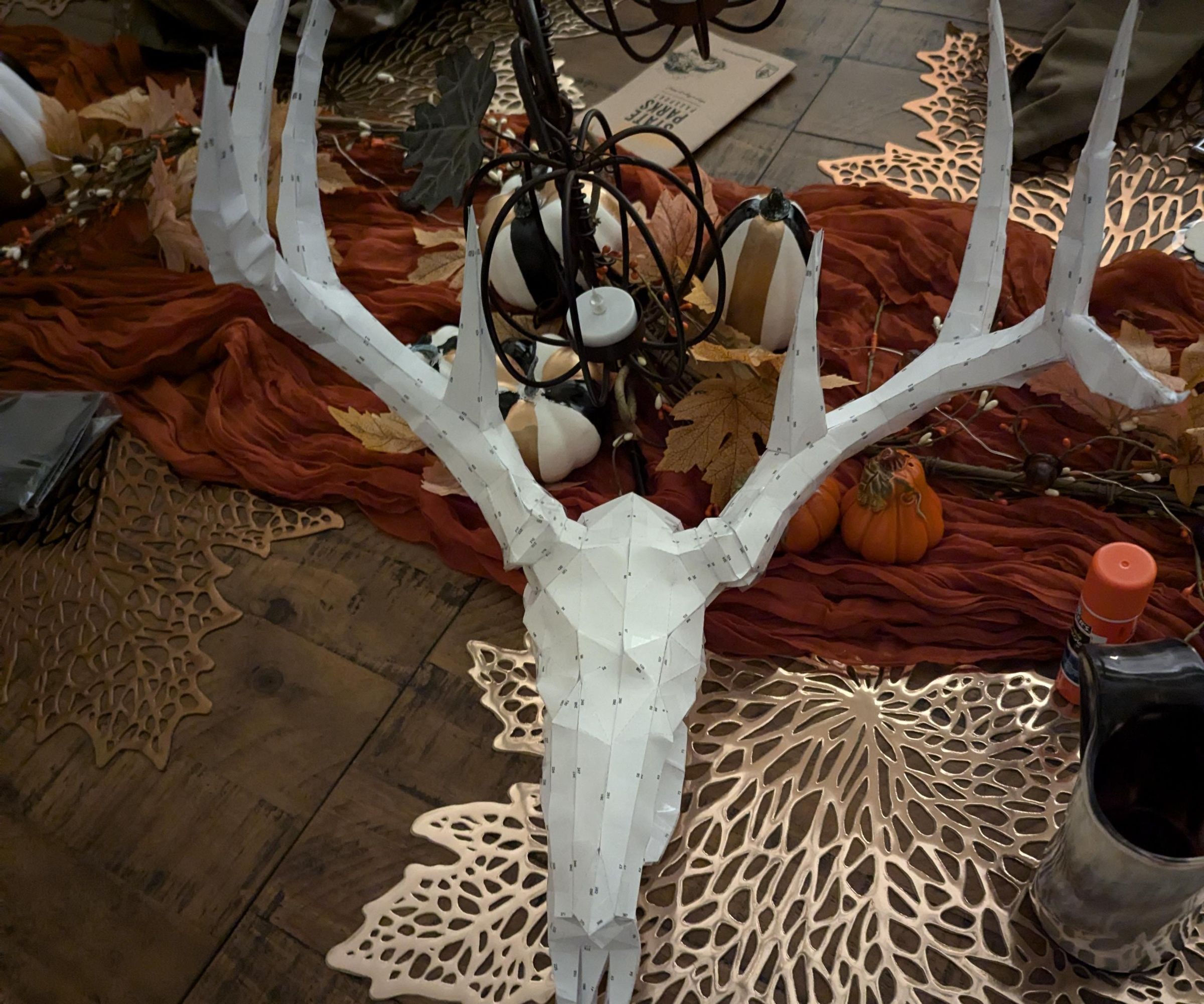 Paper Deer Skull