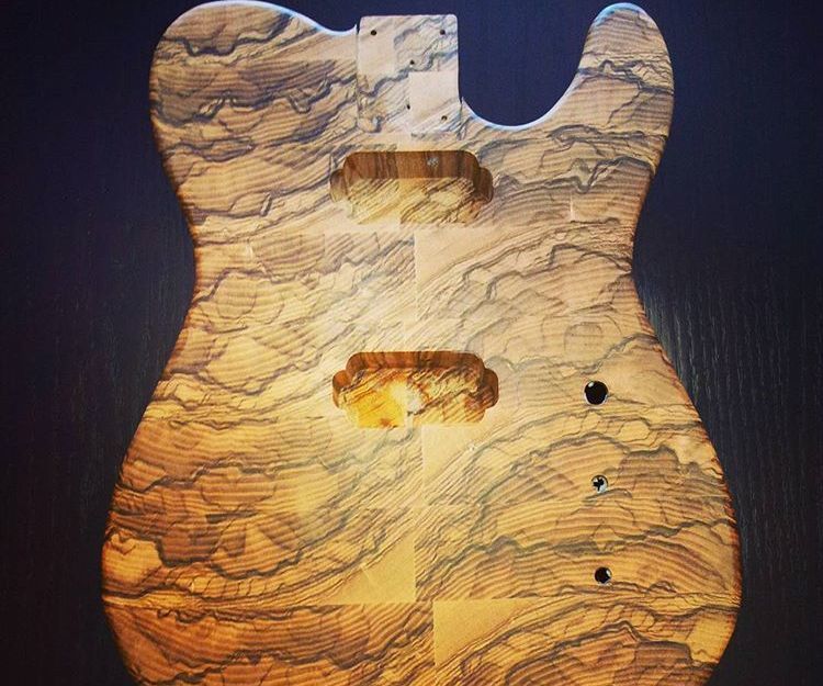 End Grain Telecaster Body