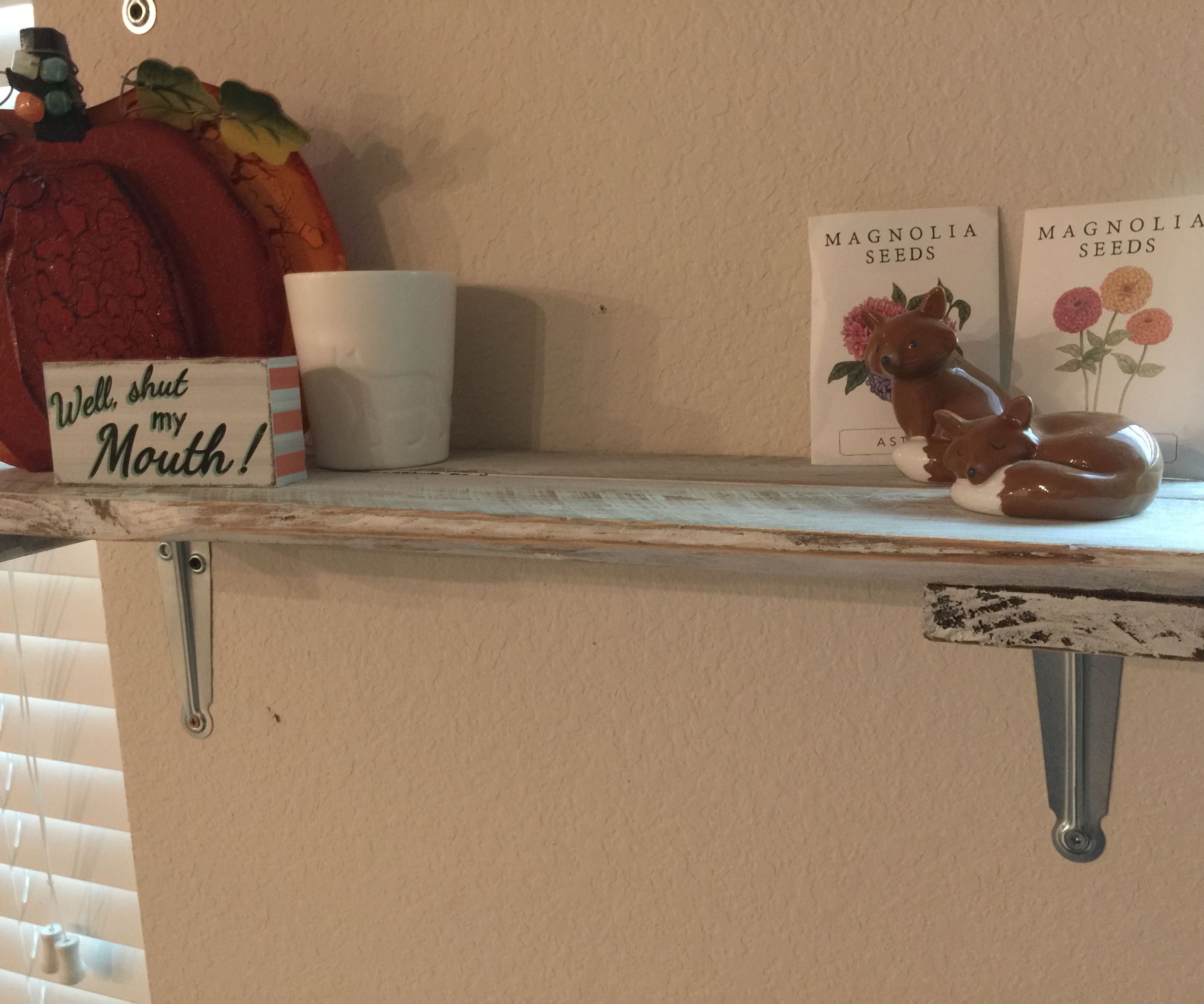 Rustic Shelf From Recovered Fence Pickets