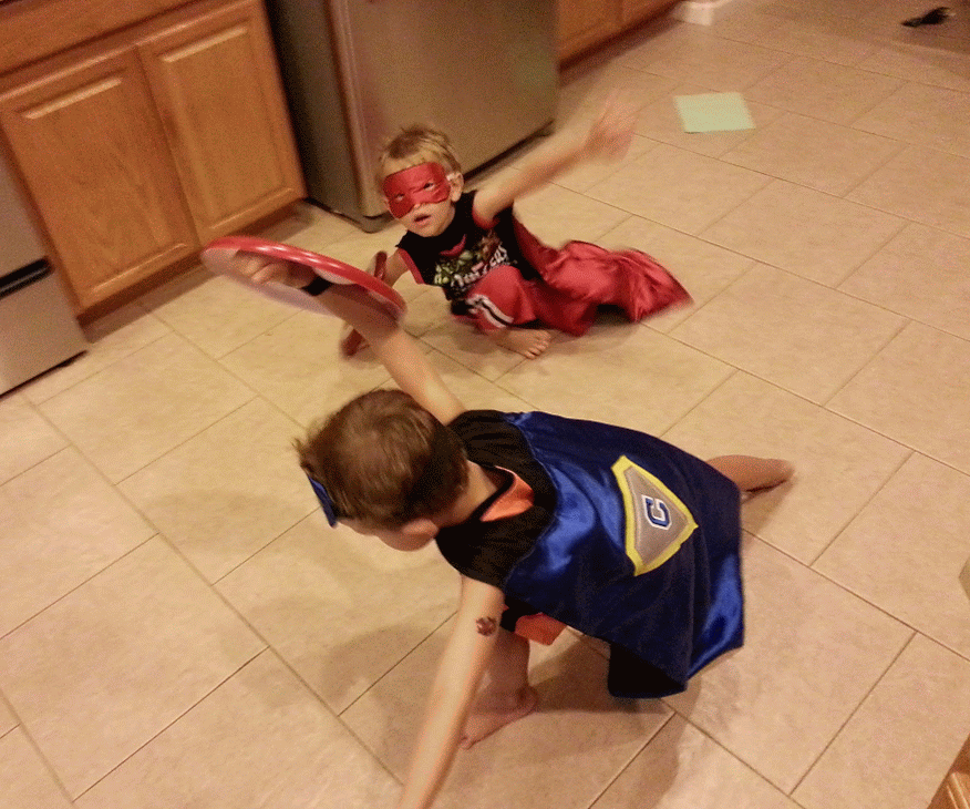 Superhero Capes From Old (or New) T-shirts.
