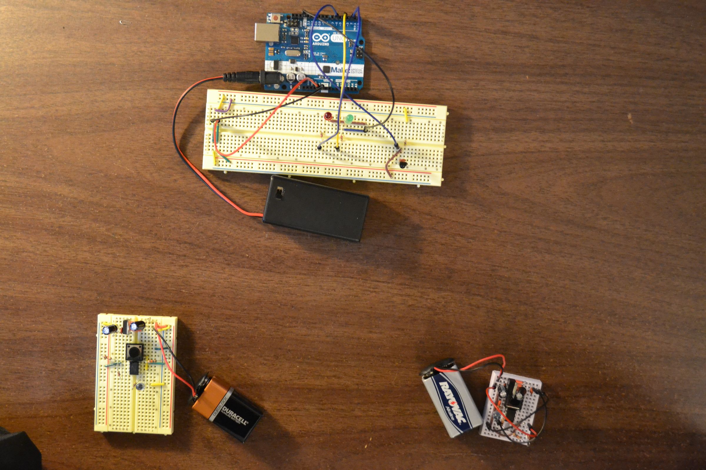 Arduino+PICAXE = "robot" umpire!