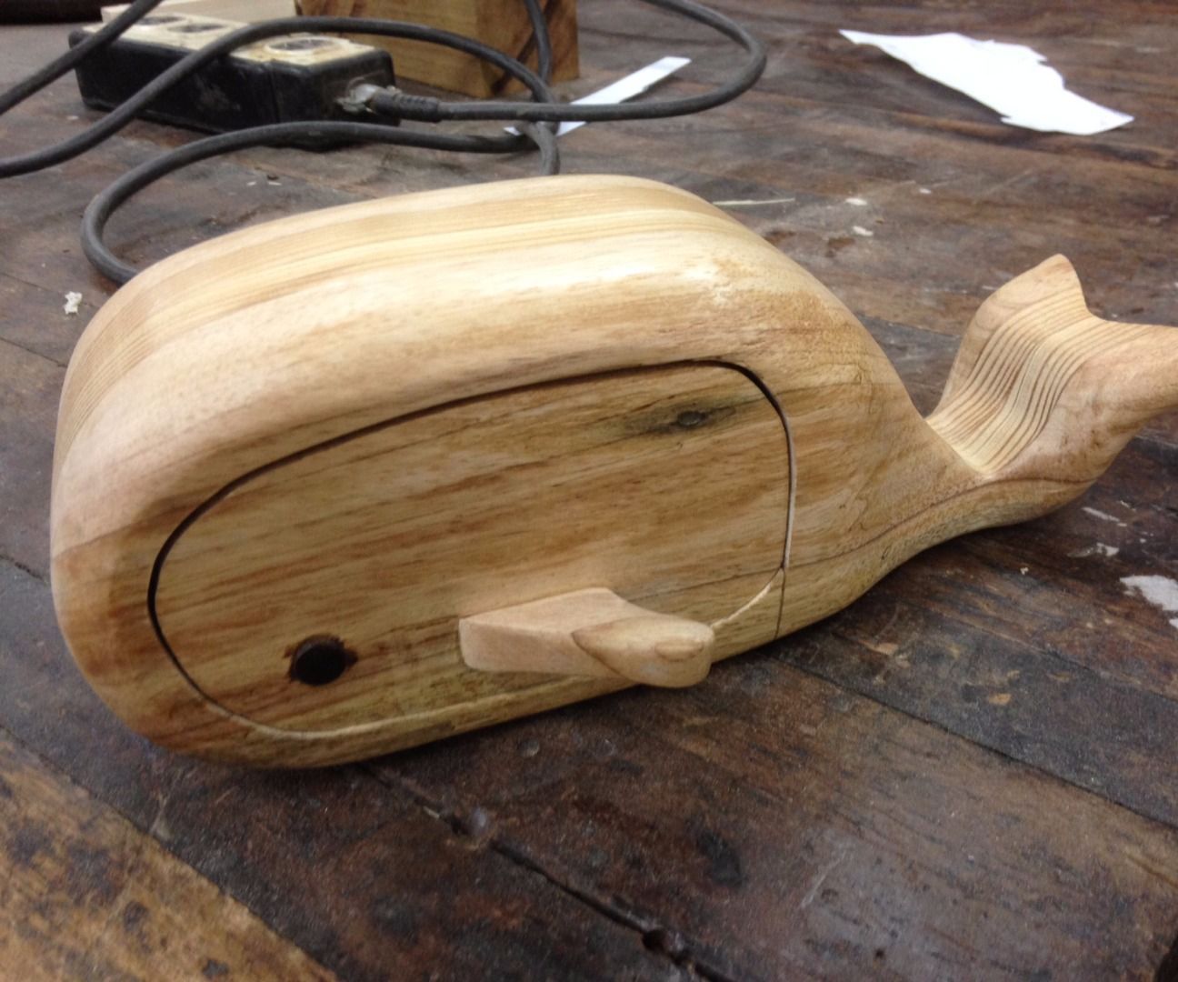 Bandsaw Box- Whale