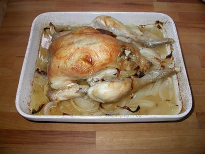 To Prepare the Filling: Roasting the Chicken