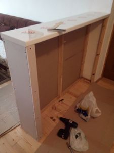 Cover Construction With Plasterboard