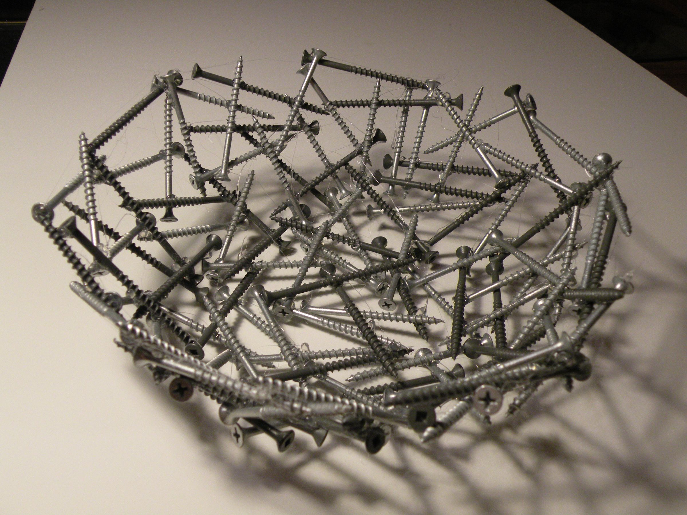 Screw Bowl - a Bowl Made From Screws