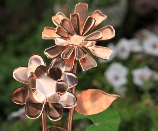 These Copper Garden Art Flowers Will Never Stop Blooming