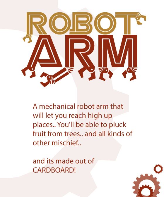 Carboard Mechanical Robot Hand