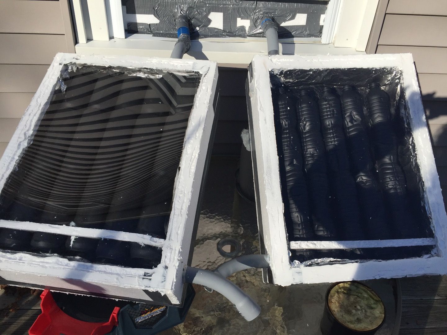 Complete Steps for Building a Solar Thermal Soda/Beer Can Heater for a  Greenhouse - Instructables