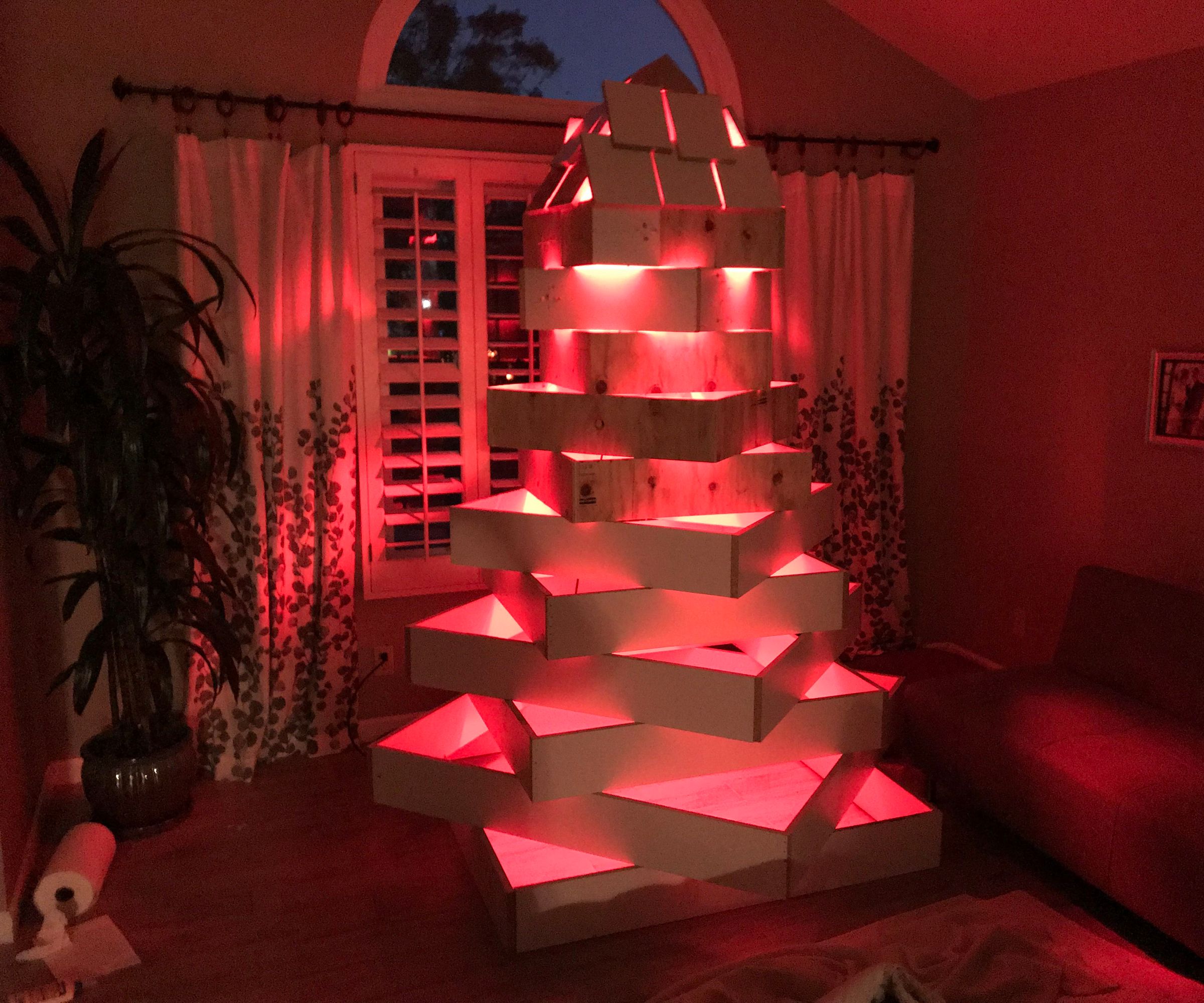 Upcycled Christmas Tree 2018