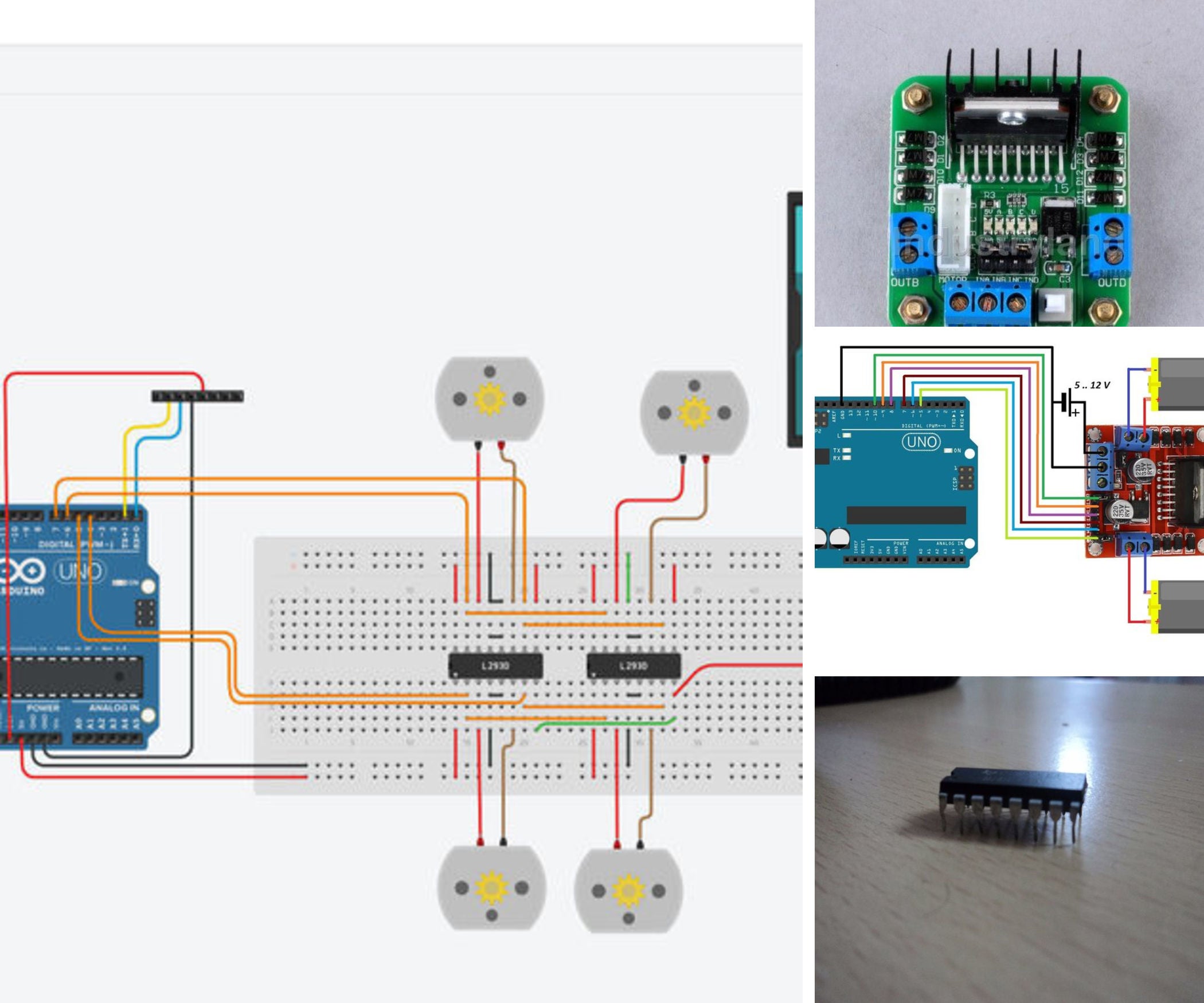 L293D Motor Diver IC - Instructables