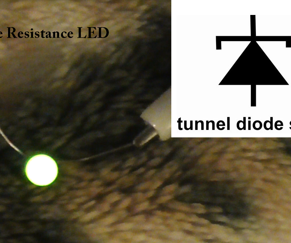 Simple Negative Resistance Amplifier LED