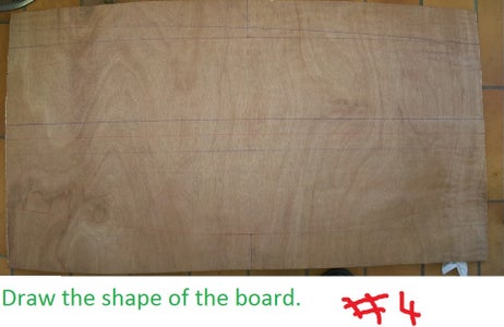 Wake Board Creation of the Rocker With the Wood.