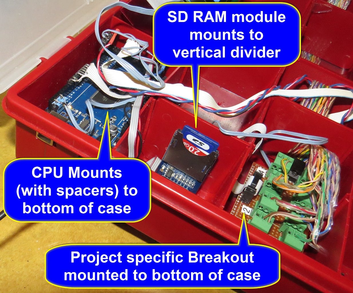 Add Cut-outs As Needed for Power and Programming Ports.