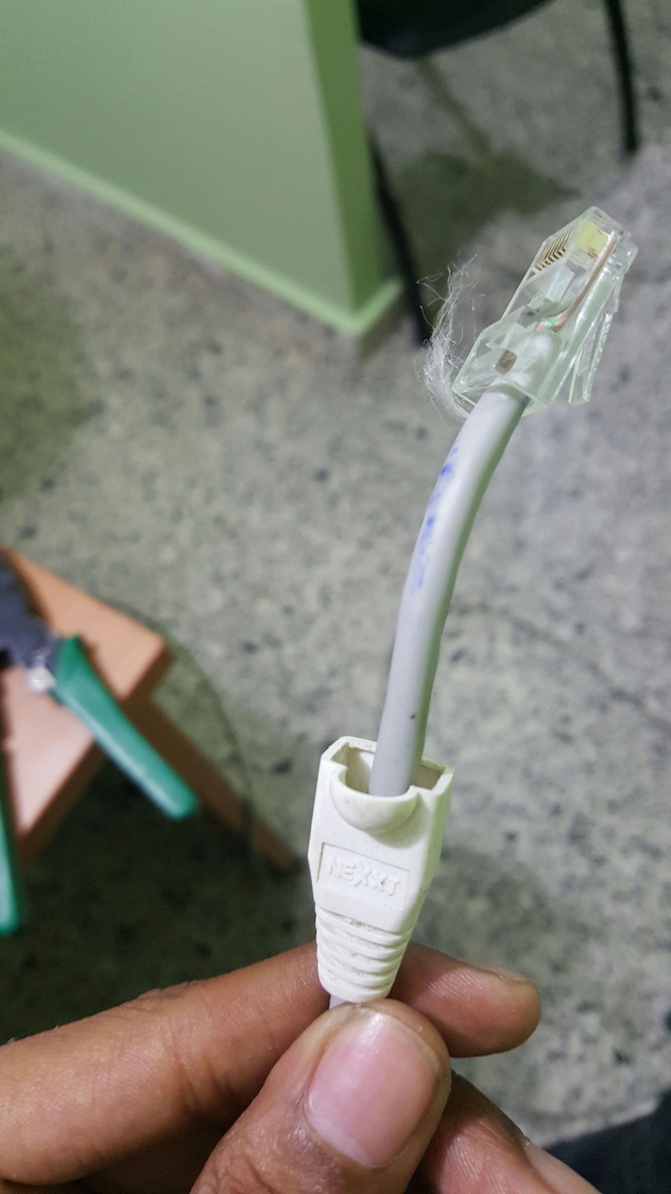 Como Cambiarle La Punta a Un Cable De Red