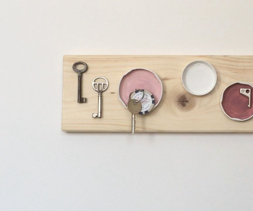 Jar Lid Magnet Key Holder