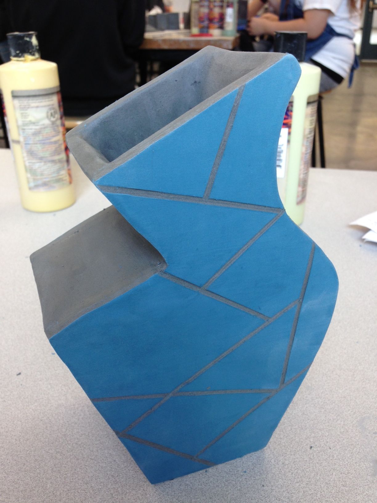 Sgraffito on Greenware