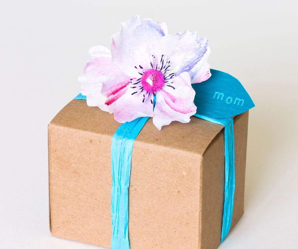 Mother’s Day DIY: Stamped Paper Flowers