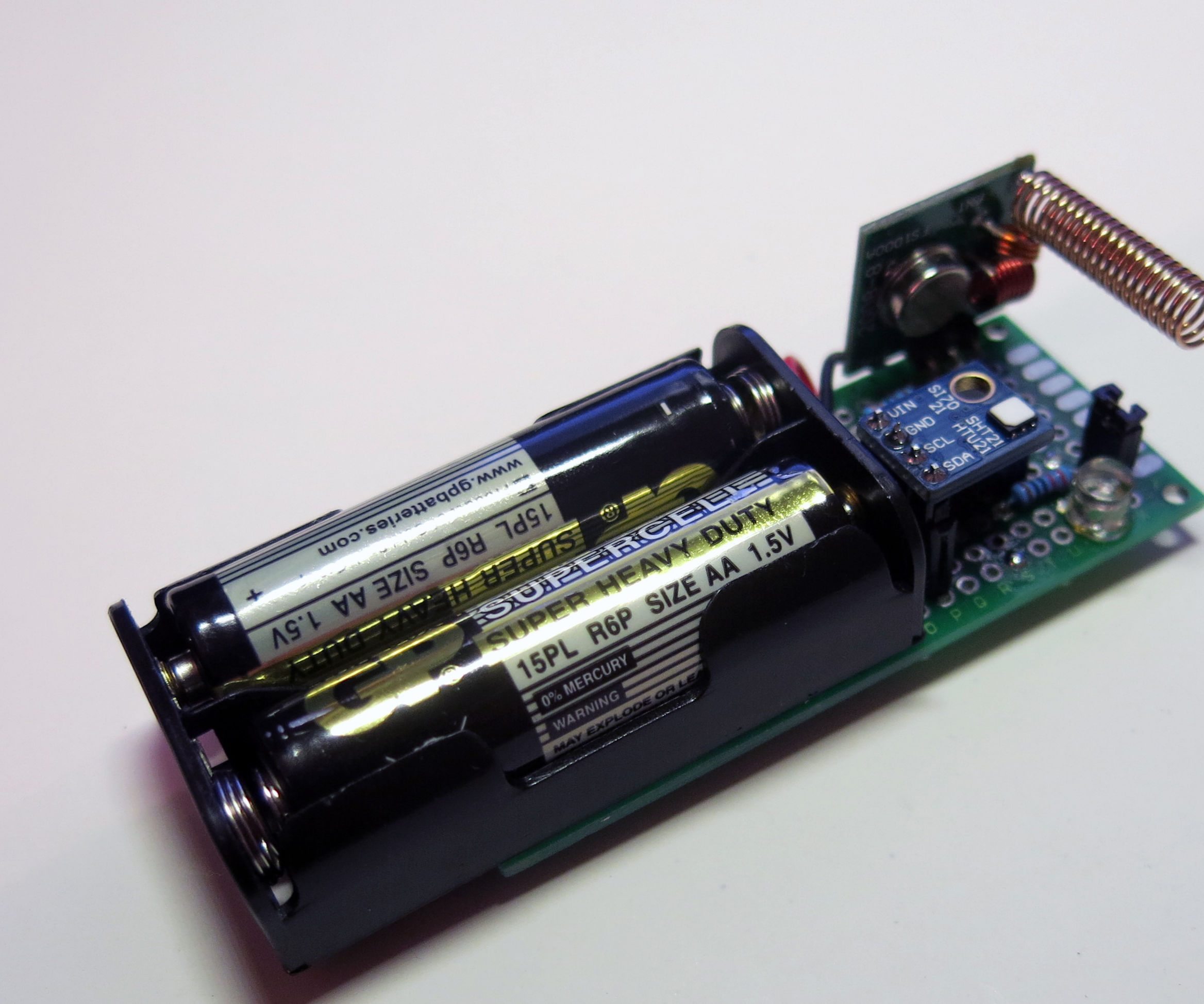 Attiny85 Wireless Weather Sensor