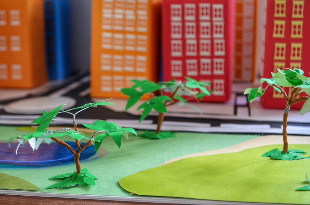 Paper City Design 3d Paper City Project