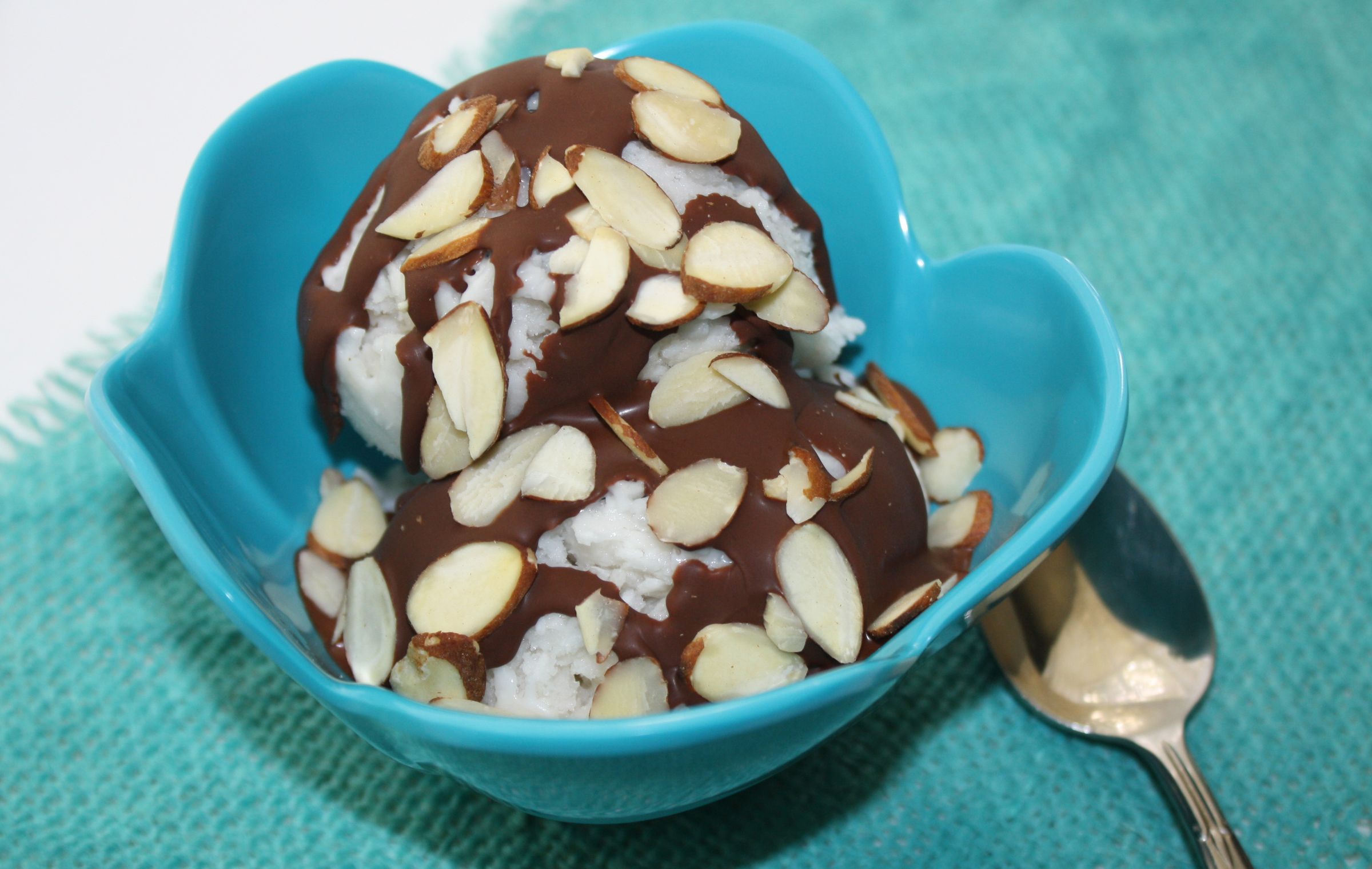 Homemade Almond Joy Ice Cream - (dairy Free)