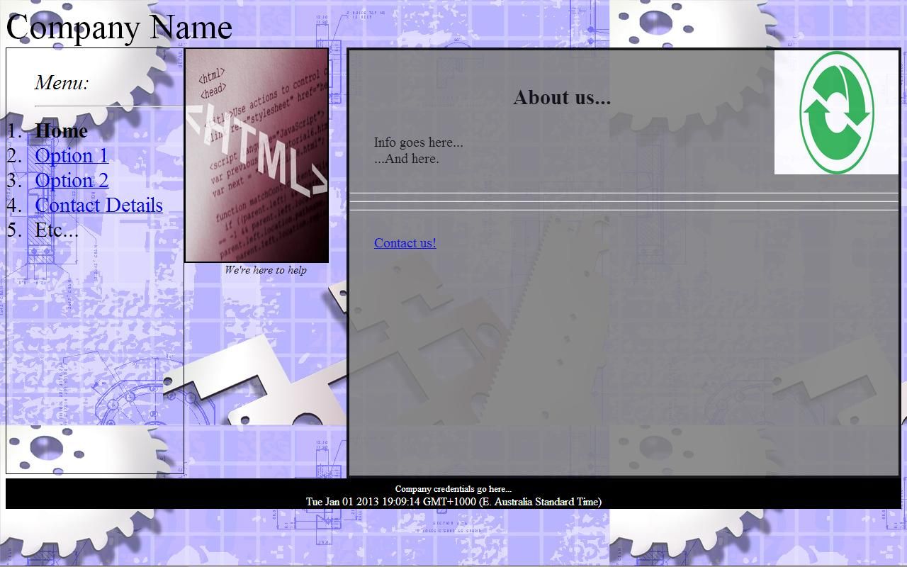 Website Design Template