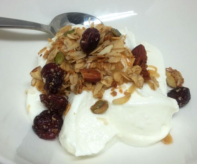Clean Eating Cranberry Granola
