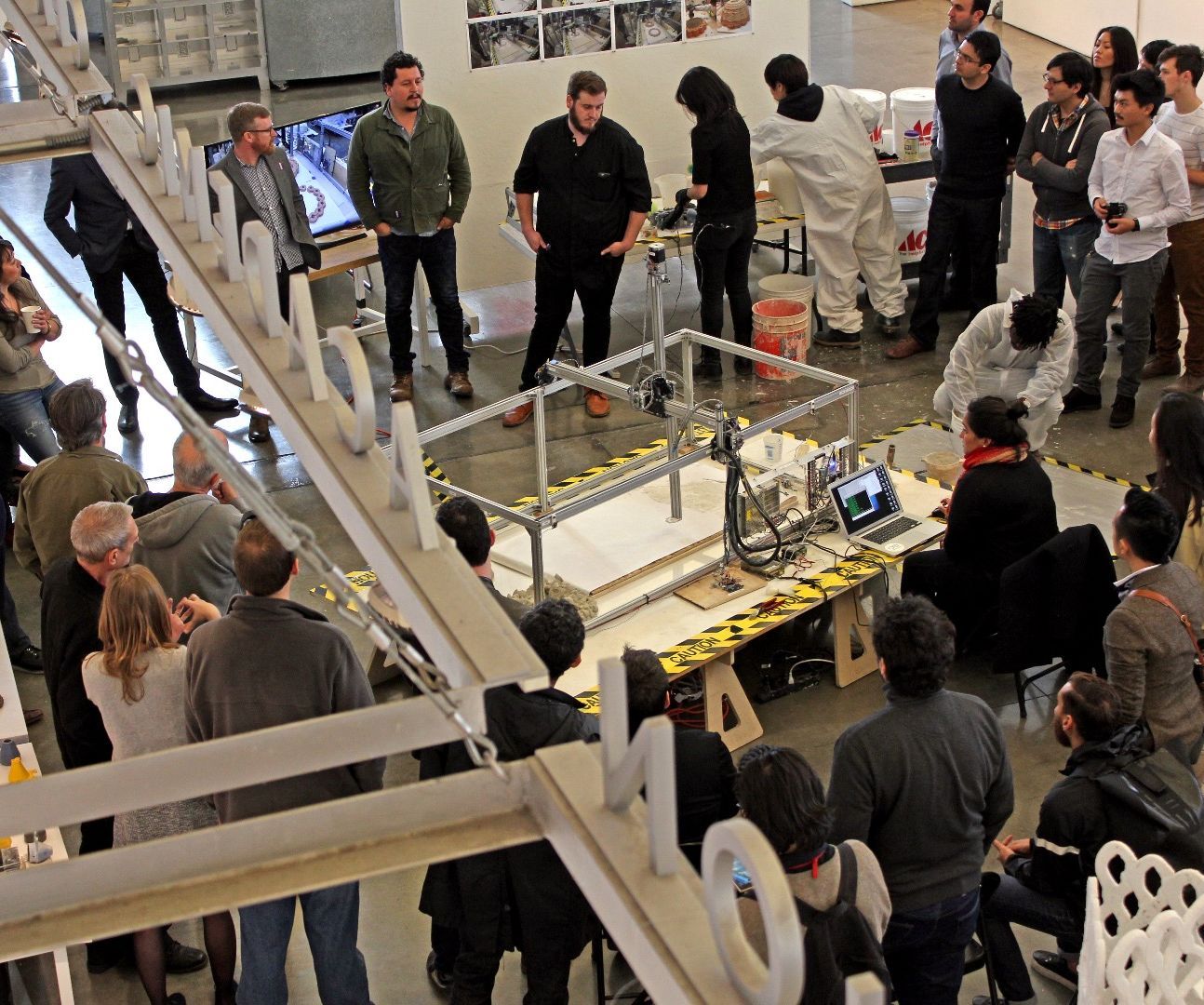 Serpentine Concrete 3d Printer - CCA 2015