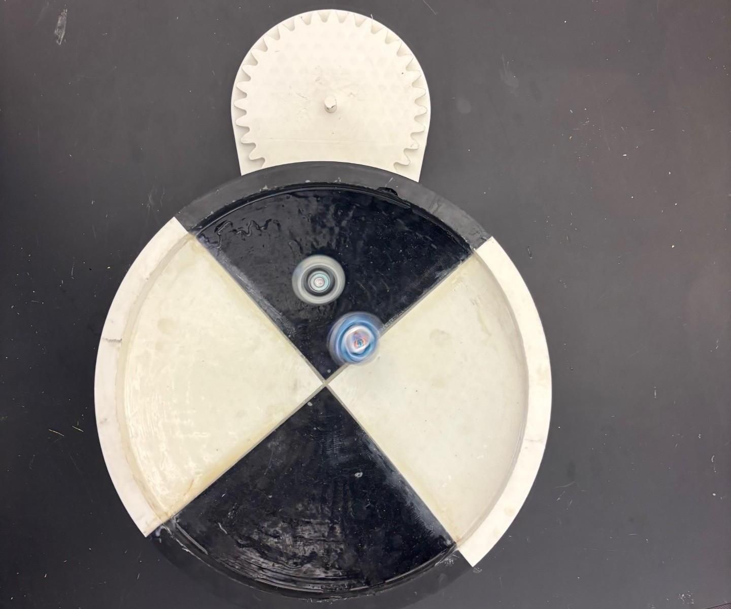 Spinning Beyblade Arena